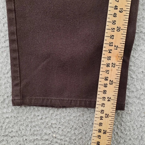 Chicos Pants Mens 2 US/12 Short Burgundy So Slimming Flat Front Casual Pockets - Picture 12 of 15